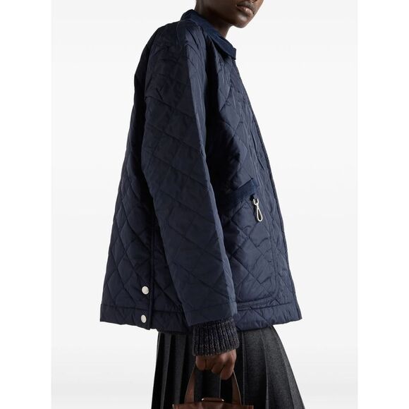 Prada Blue Jackets - Puffer Jackets Women - Picture 2 of 5